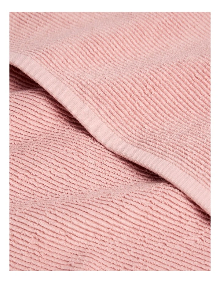 Australian Cotton Mara Bath Mat in Bud image 2