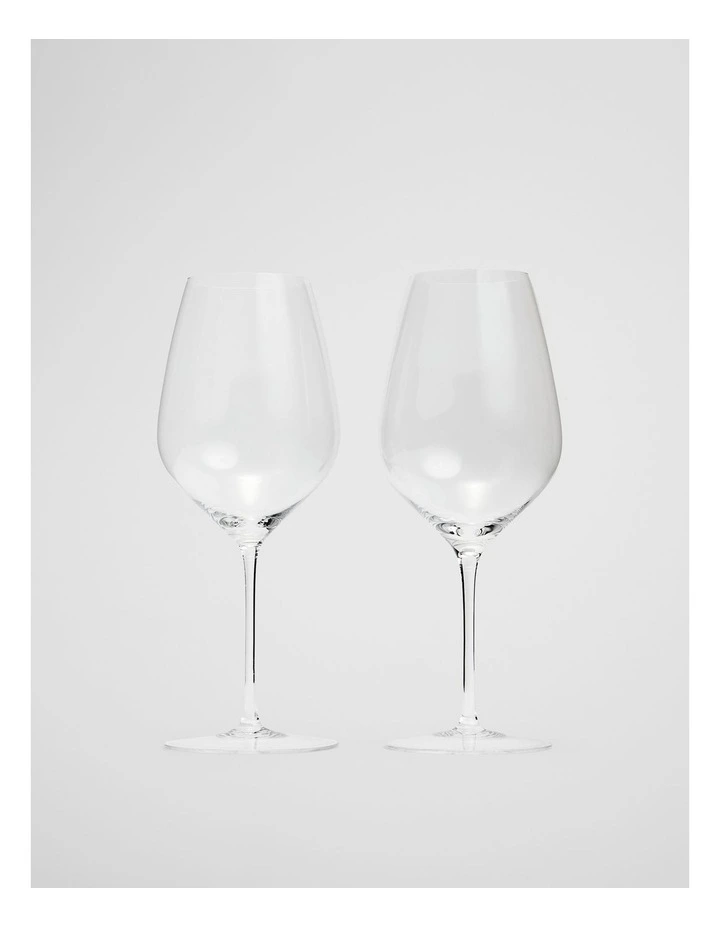 Blaire White Wine Set Of 2 in Clear image 1