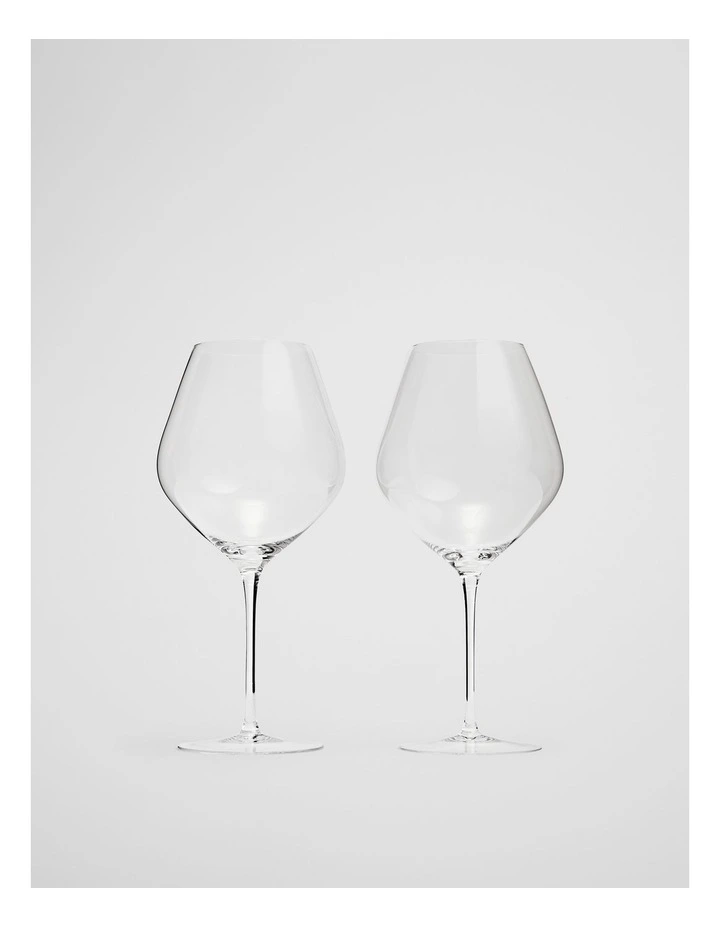 Blaire Red Wine Set Of 2 in Clear image 1