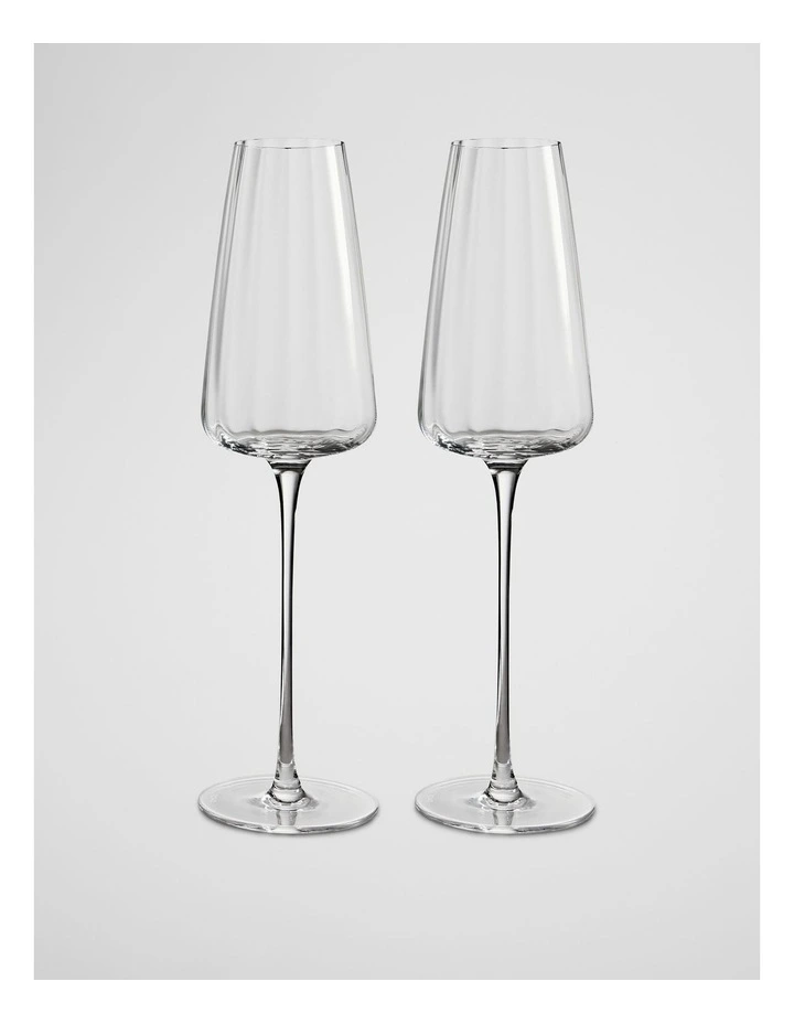 Viola Flute Set Of 2 in Clear image 1