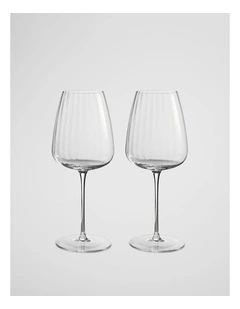 Viola White Wine Set Of 2 in Clear