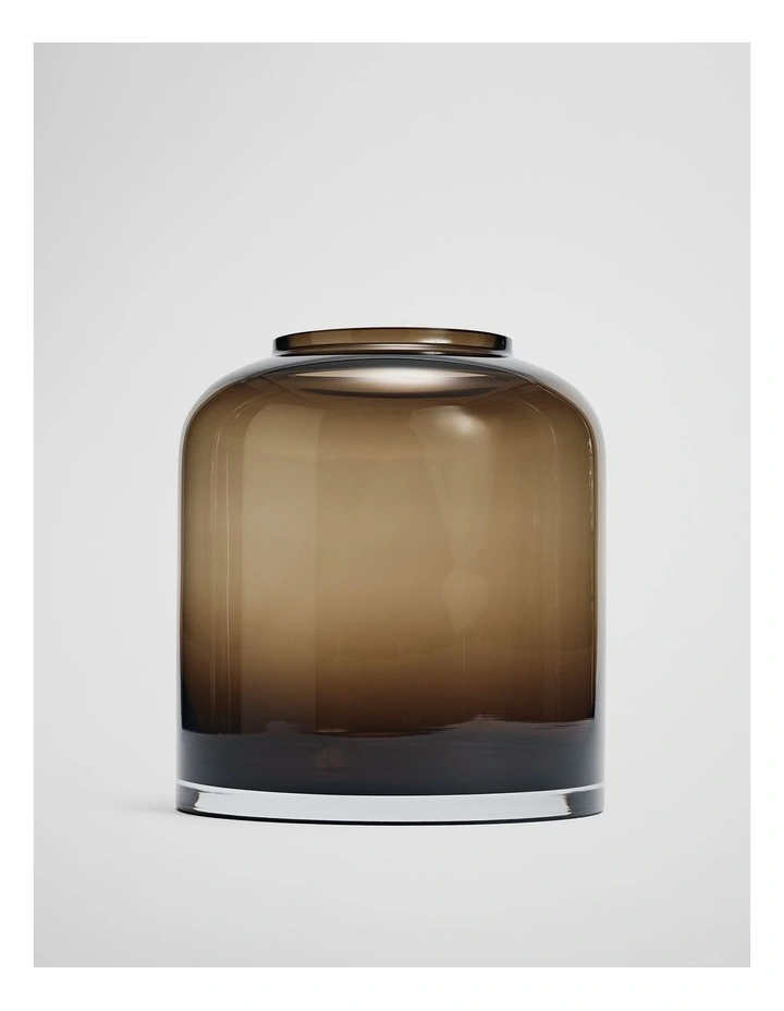 Dom Medium Glass Vase in Nutmeg image 1