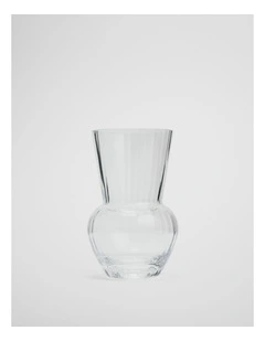Vicki Small Glass Vase in Clear
