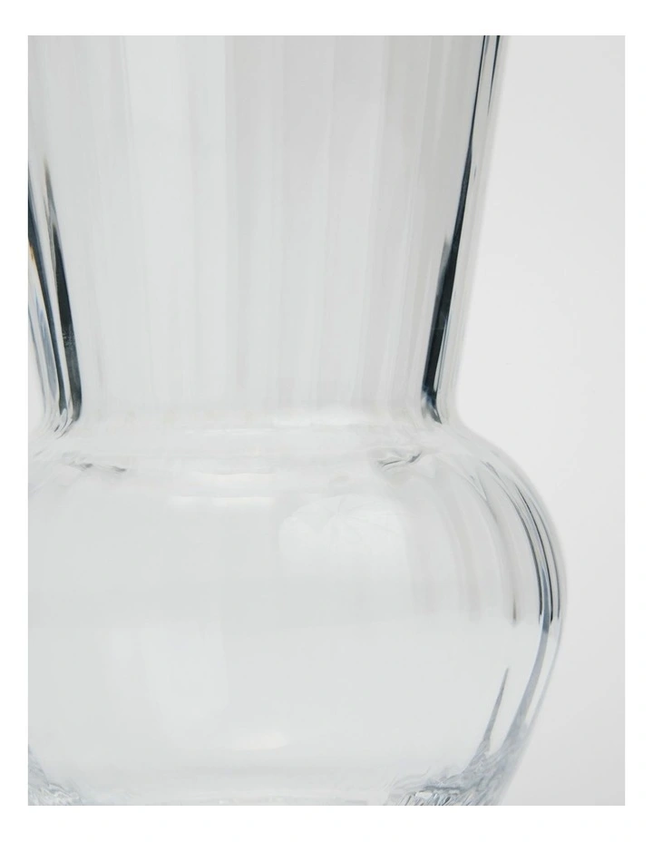 Vicki Small Glass Vase in Clear image 3