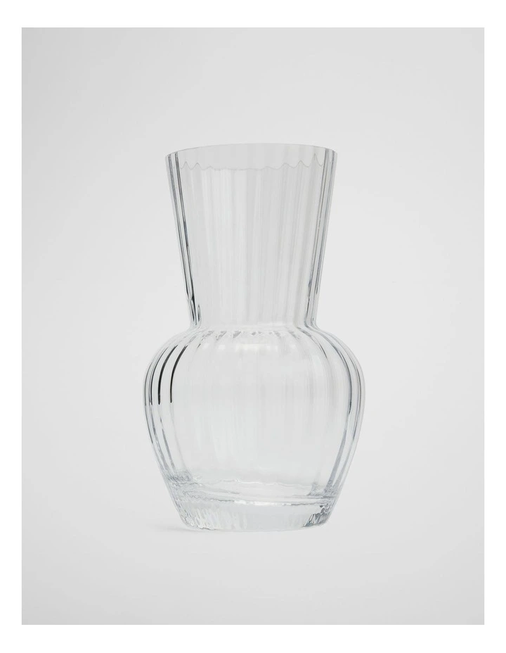 Vicki Medium Glass Vase in Clear image 1