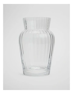 Vicki Large Glass Vase in Clear