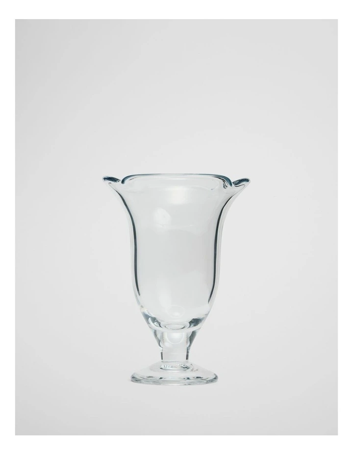 Ana Medium Glass Vase in Clear image 1