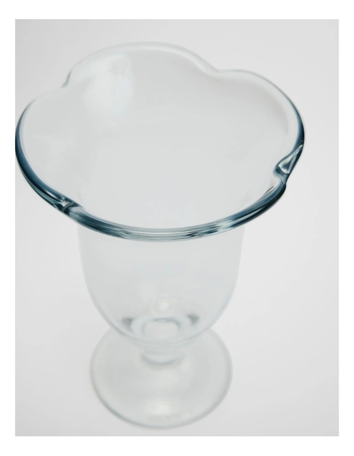 Ana Large Glass Vase in Clear image 2