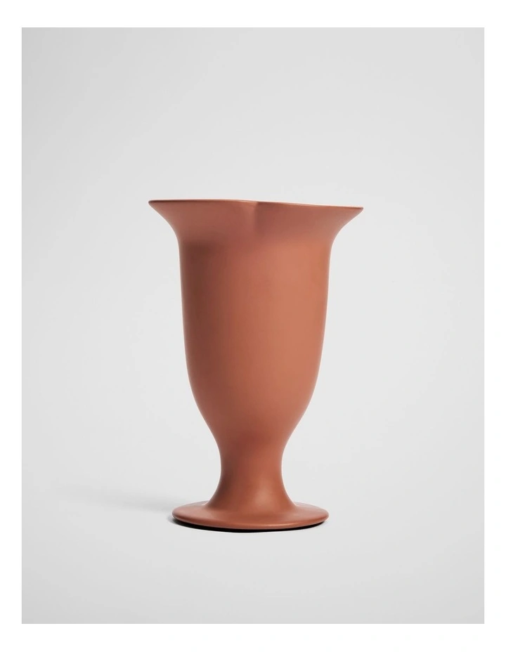 Ana Medium Porcelain Vase in Auburn image 1