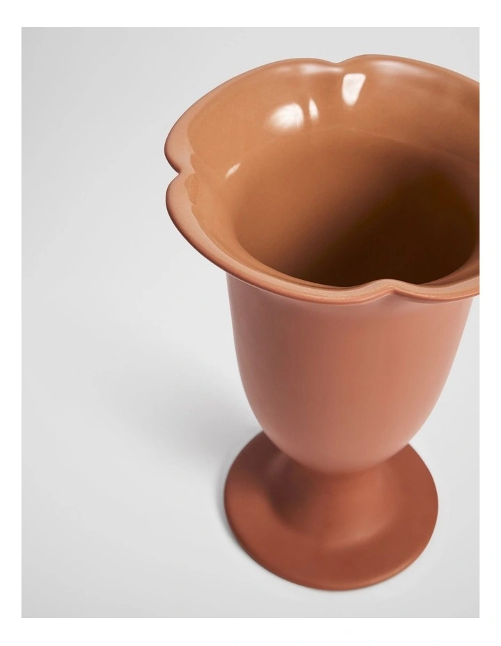 Ana Medium Porcelain Vase in Auburn image 3