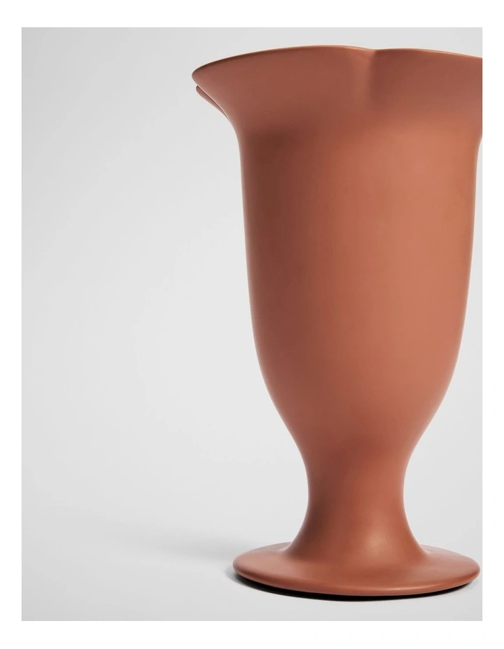 Ana Medium Porcelain Vase in Auburn image 4