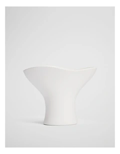 Pela Small Plant Vase in Snow
