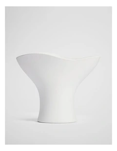 Pela Large Plant Vase in Snow