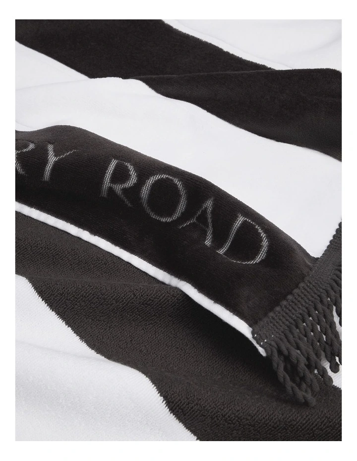 Beau Australian Cotton Beach Towel in Charcoal image 2