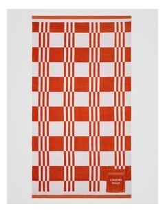 Eyre Australian Cotton Beach Towel in Auburn