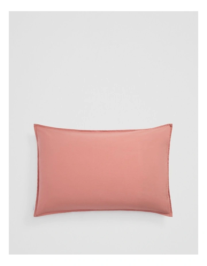 Brae Australian Cotton Pillowcase Pair in Auburn Check image 5