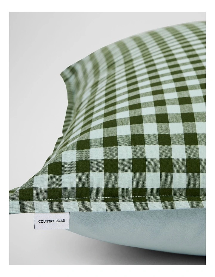 Brae Australian Cotton Pillowcase Pair in Ripple Check image 3