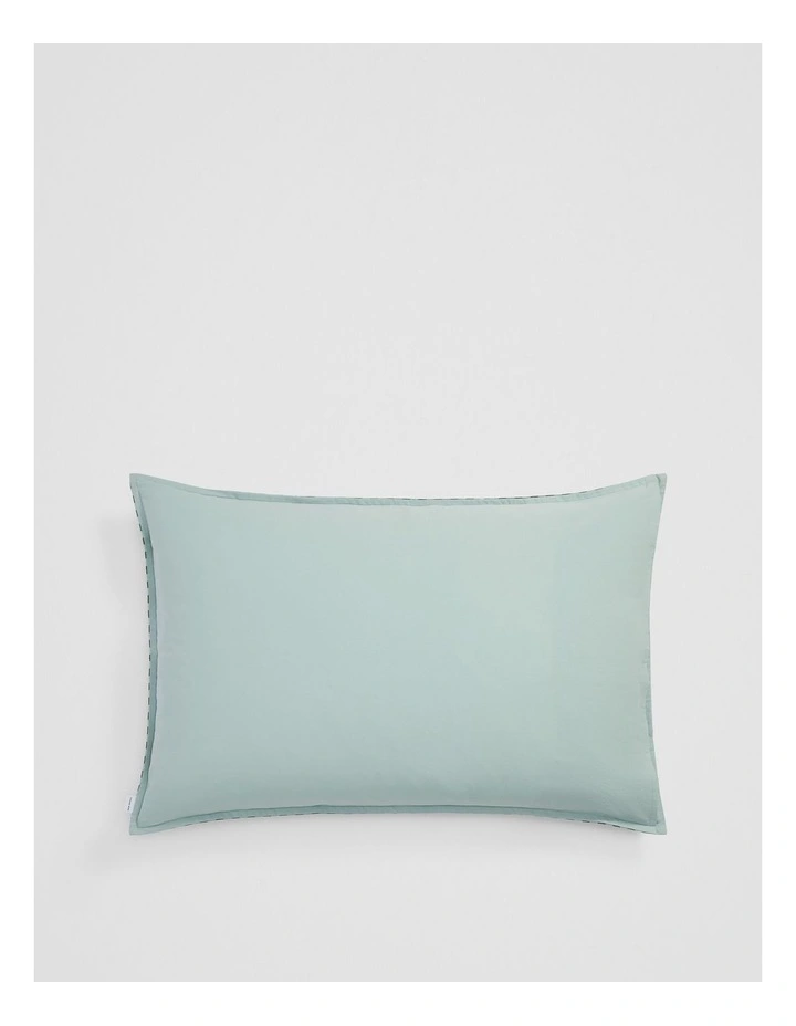 Brae Australian Cotton Pillowcase Pair in Ripple Check image 5