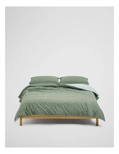 Brae Australian Cotton Queen Quilt Cover in Ripple Check