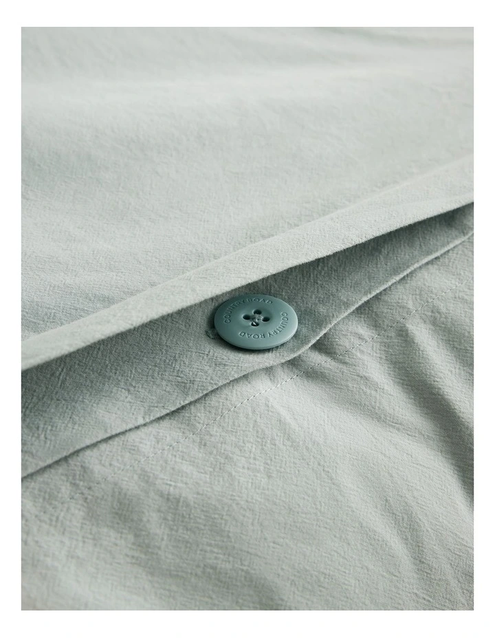 Brae Australian Cotton Queen Quilt Cover in Ripple Check image 3
