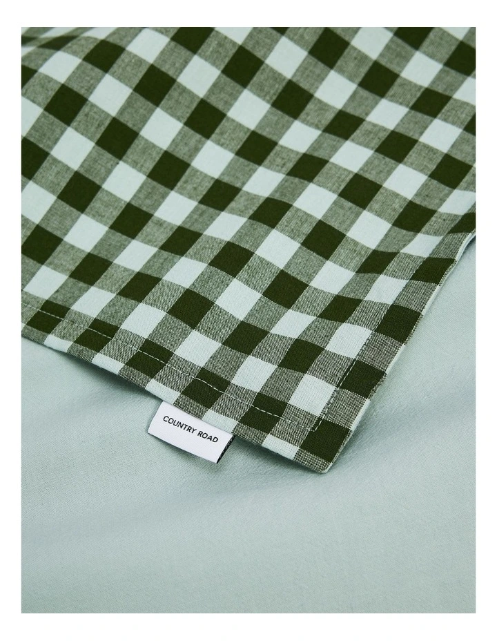 Brae Australian Cotton Queen Quilt Cover in Ripple Check image 3