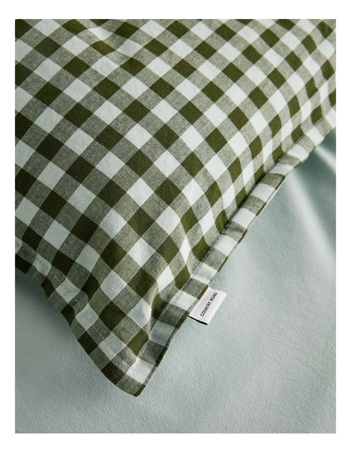 Brae Australian Cotton Queen Quilt Cover in Ripple Check image 5