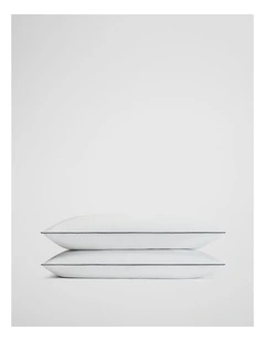 Dita Organically Grown Cotton Standard Pillowcase Pair in White