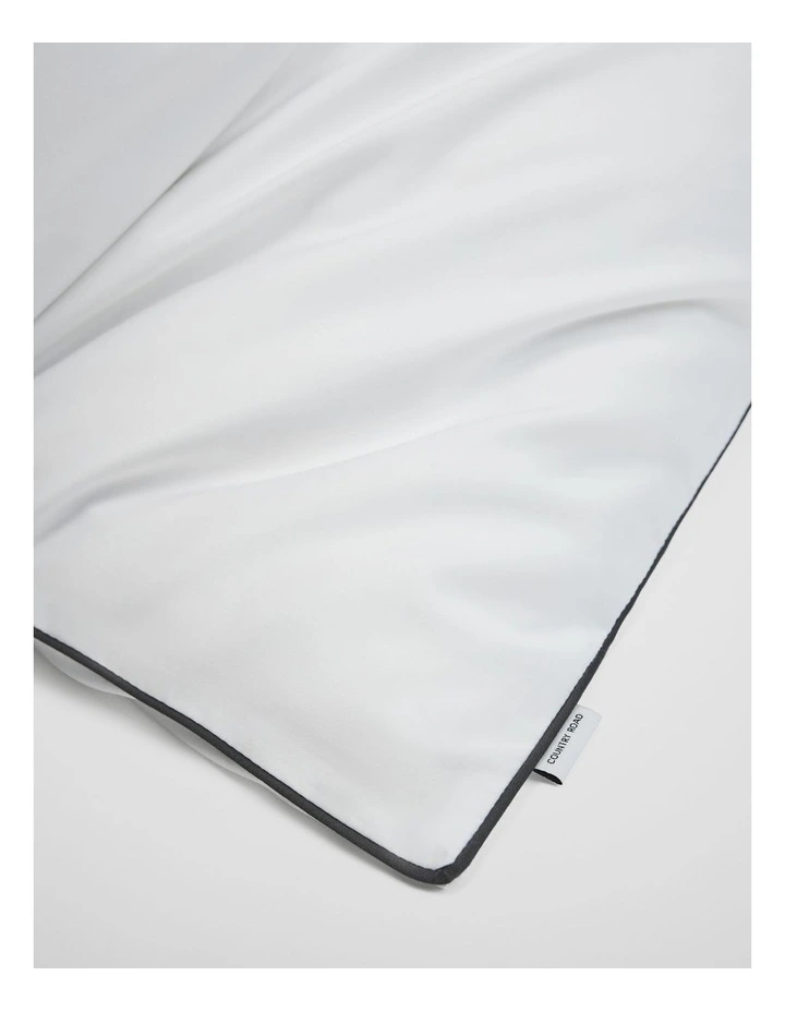 Dita Organically Grown Cotton Standard Pillowcase Pair in White image 2