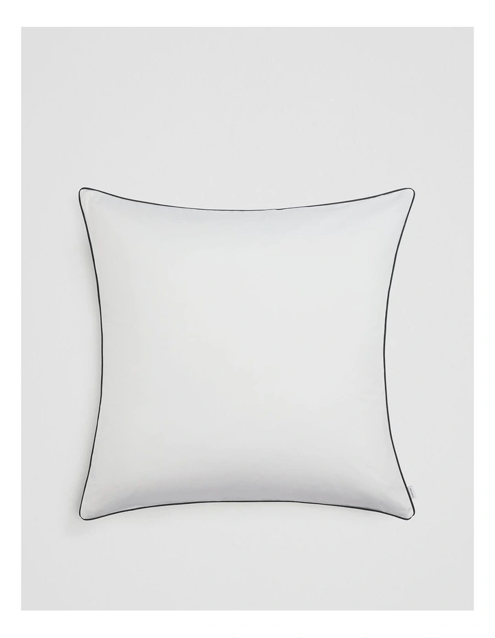 Dita Organically Grown Cotton European Pillowcase in White image 1