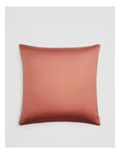 Dita Organically Grown Cotton European Pillowcase in Auburn