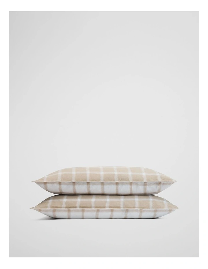 Luca Standard Pillowcase Pair in Natural image 1