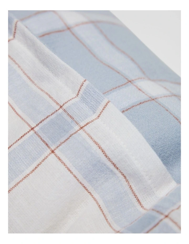 Luca Standard Pillowcase Pair in Ciel Blue image 2