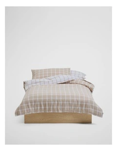 Luca Single Quilt Cover in Natural
