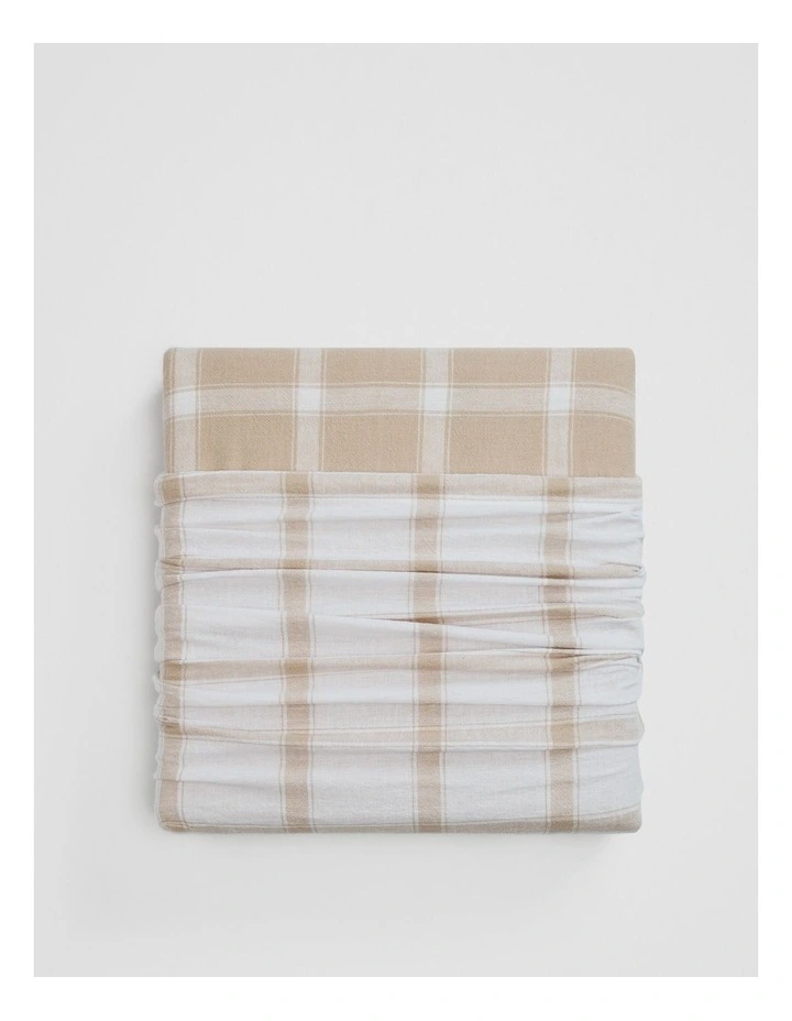 Luca Single Quilt Cover in Natural image 3