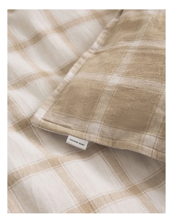 Luca King Single Quilt Cover in Natural image 6
