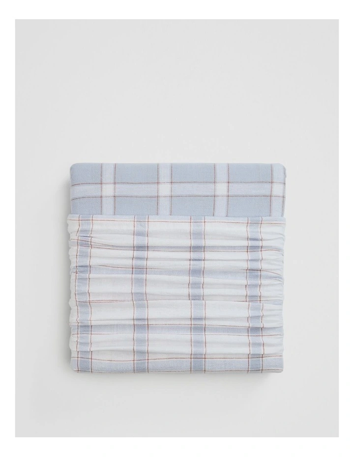 Luca Double Quilt Cover in Ciel Blue image 3