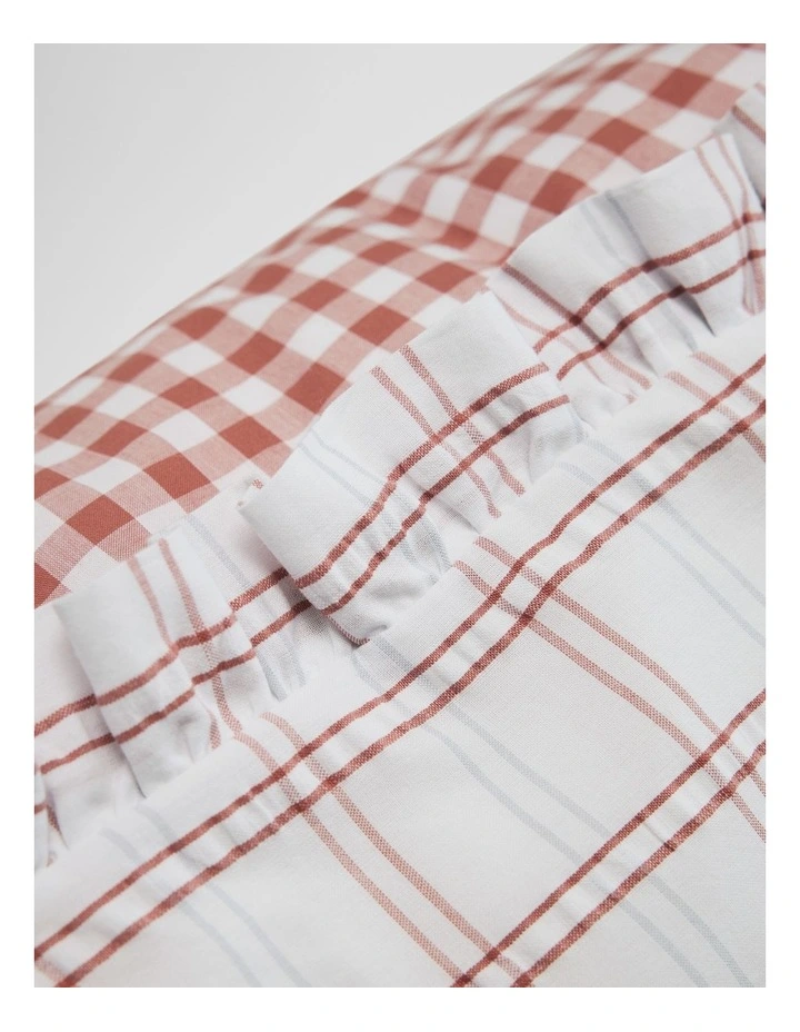 Holly Standard Pillowcase Pair in Multi Check image 3