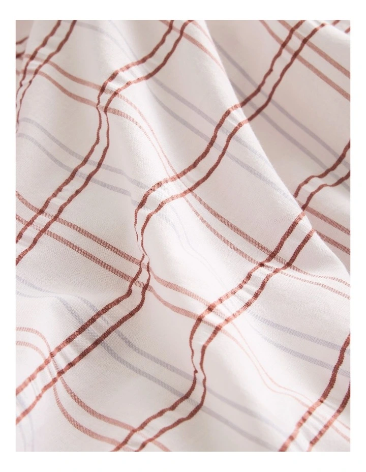Holly Single Quilt Cover in Multi Check image 6