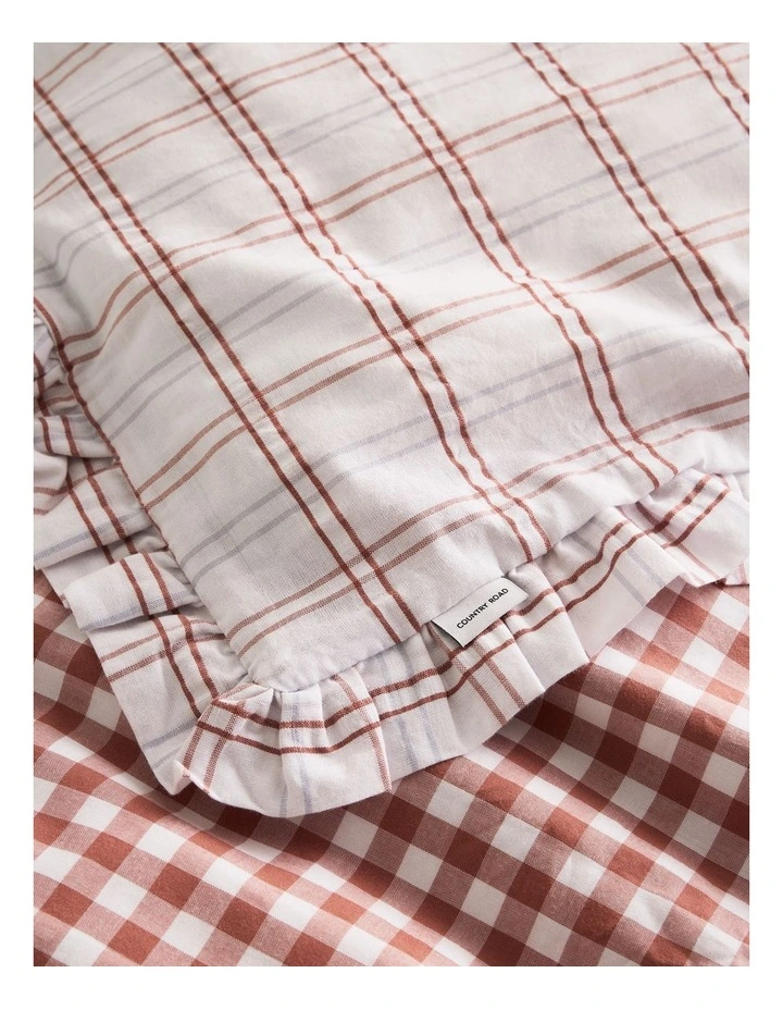 Holly King Single Quilt Cover in Multi Check image 6