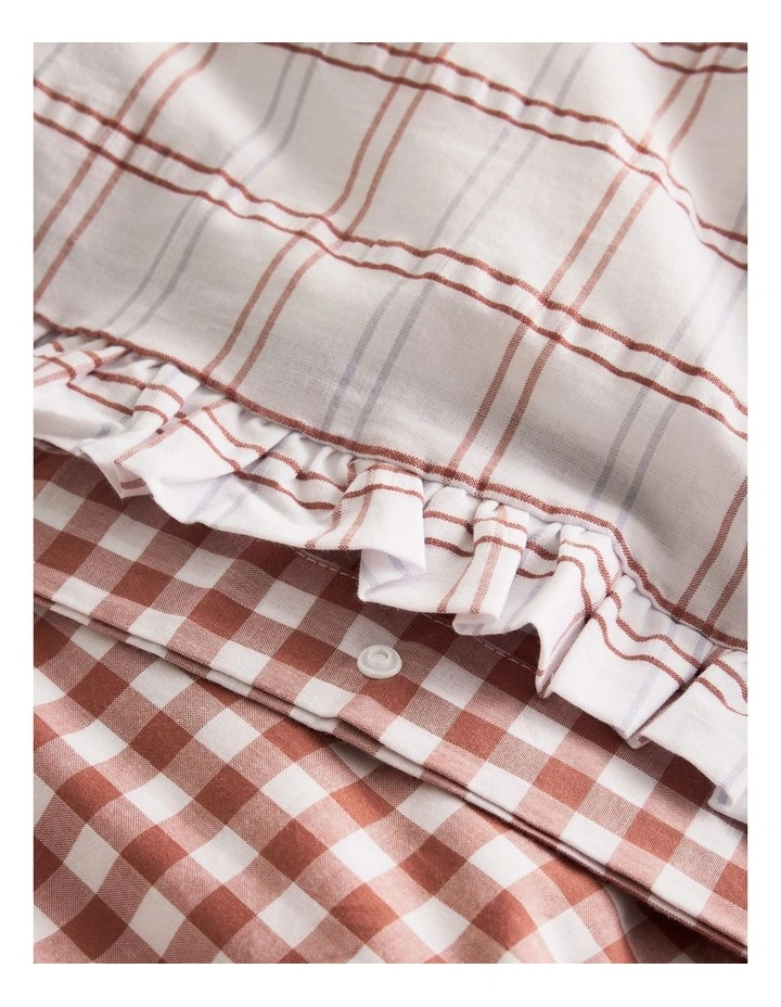 Holly Double Quilt Cover in Multi Check image 4