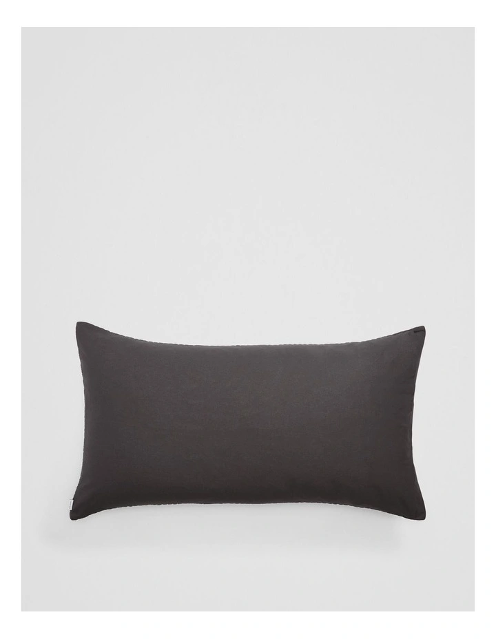 Pomona King Pillowcase Pair in Charcoal image 3