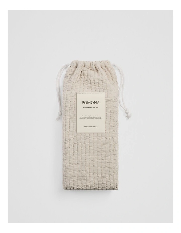 Pomona King Pillowcase Pair in Natural image 4