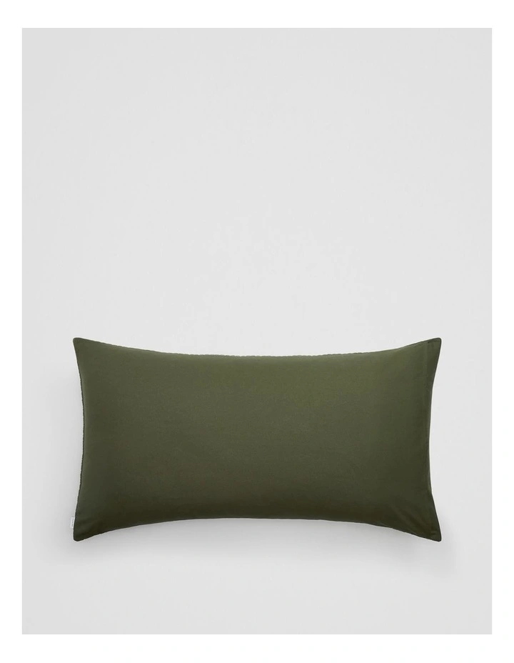 Pomona Standard Pillowcase Pair in Dark Olive image 3