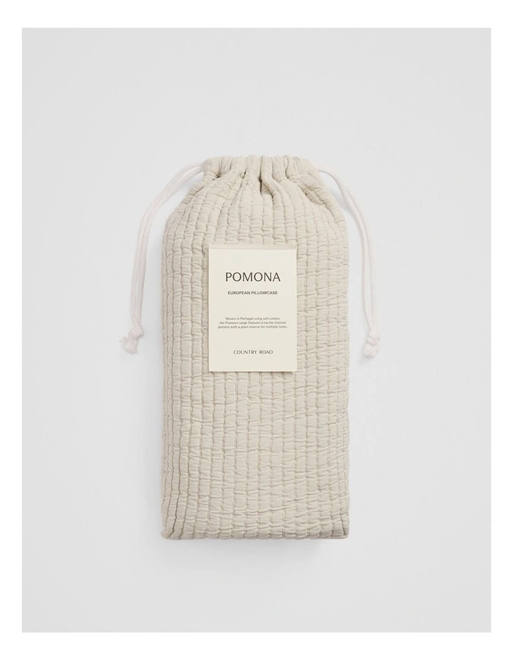 Pomona European Pillowcase in Natural image 3