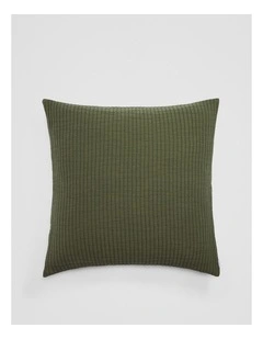 Pomona European Pillowcase in Dark Olive