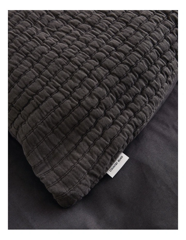 Pomona Queen Quilt Cover in Charcoal image 4
