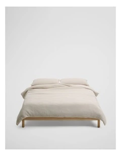 Pomona Queen Quilt Cover in Natural