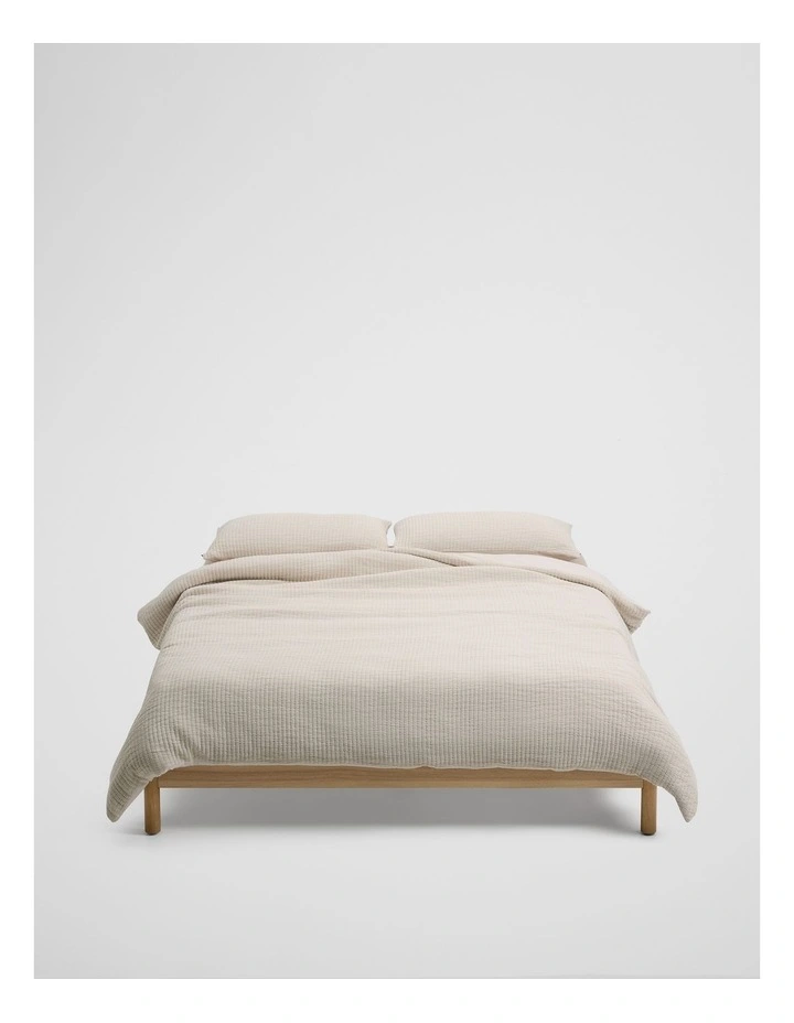 Pomona Queen Quilt Cover in Natural image 1