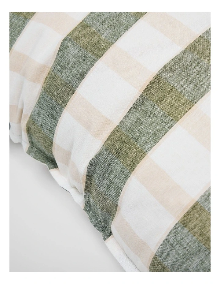 Nerida Standard Pillowcase Pair in Dark Olive image 3