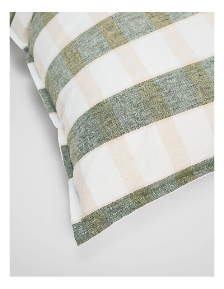 Nerida European Pillowcase in Dark Olive image 3